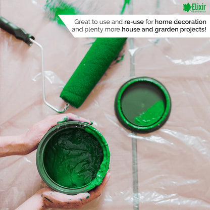 2m x 5m 500g Clear Polythene Plastic Green house Sheeting Heavy Duty Building