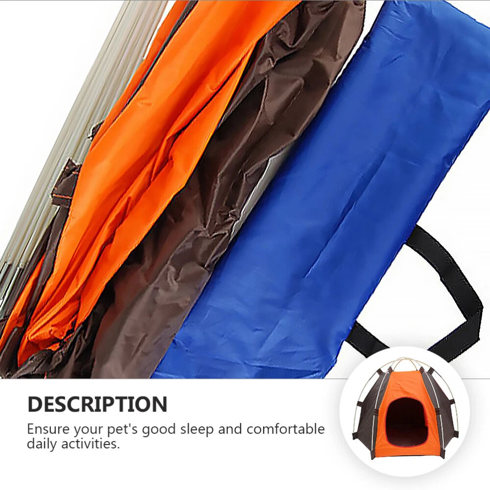 Sun-block Pet Tent Waterproof Tent Foldable Breathable Breathable Pet Shelter