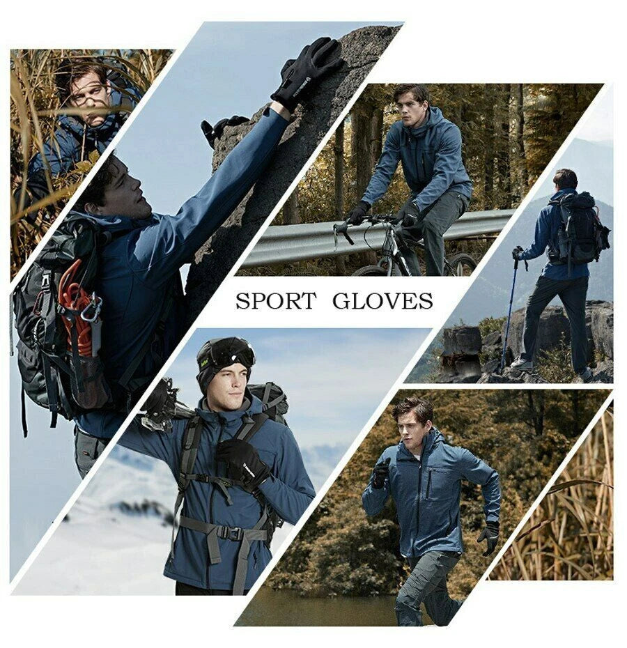 Winter Warm Gloves Thermal Touch Screen Thermal Waterproof Gloves For Cycling