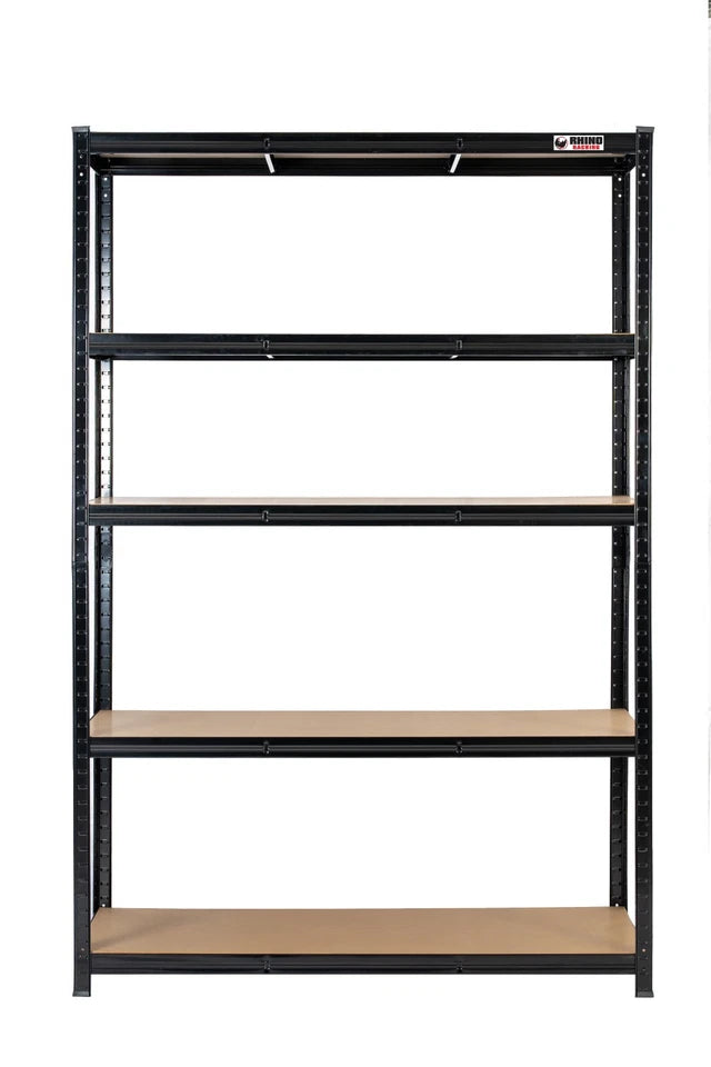 5 Tier Blue Metal Garage Shelving Unit 1000kg 180x120x60cm