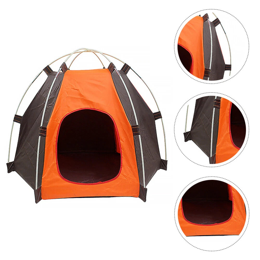 Sun-block Pet Tent Waterproof Tent Foldable Breathable Breathable Pet Shelter