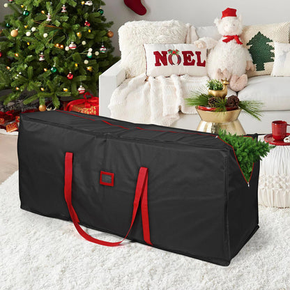 Black Christmas tree storage bag