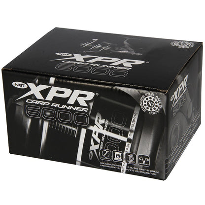 2x NGT XPR 6000 Carp Fishing Bait Runner Reels Twin Handle 10BB + Spare Spools