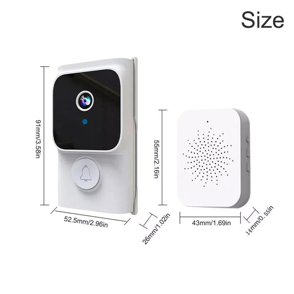 Wireless Smart Video Doorbell Wibell Security Intercom HD Video Camera Door Bell