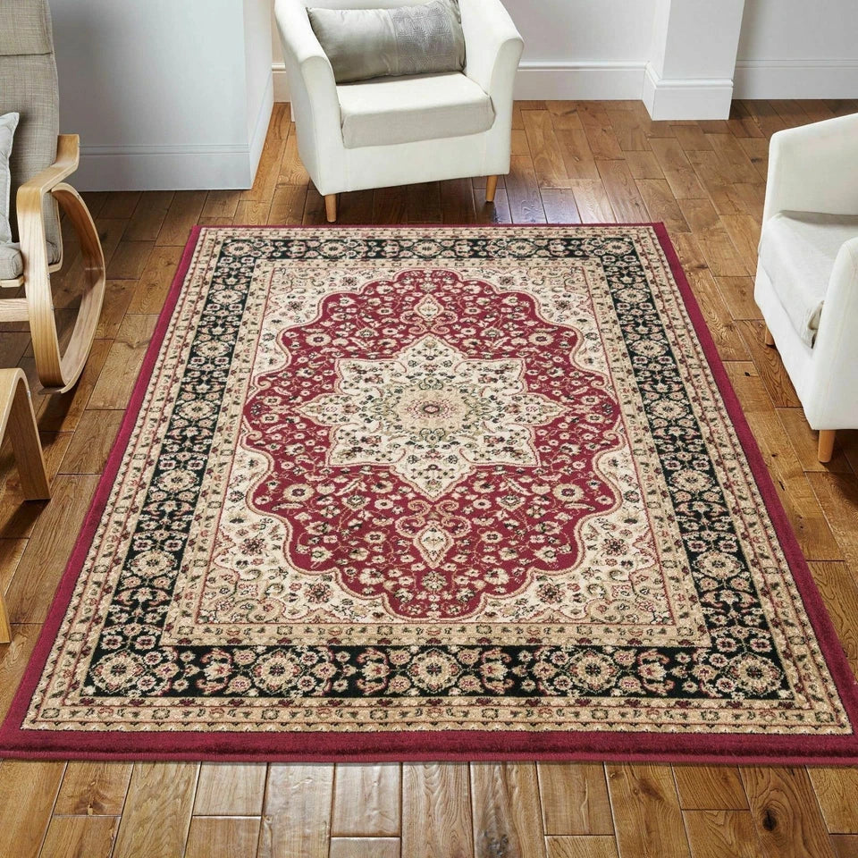 Luxury Non Slip Large Traditional Rugs Bedroom Living Room Rug Hallway Runner
