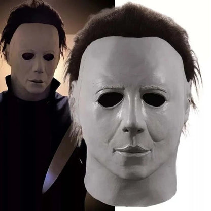Halloween Cosplay Costume Michael Myers Mask Latex Full Head Killer Scary Prop