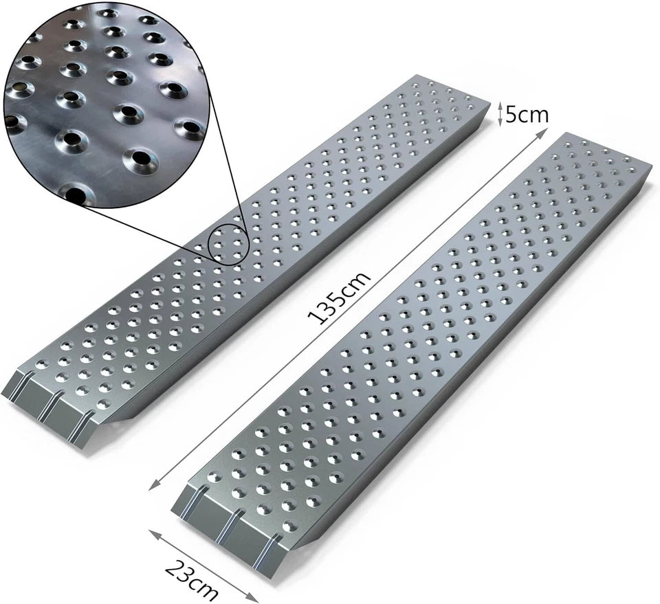 Set of 2 Loading Ramps Heavy Duty 400 kg Max Loading