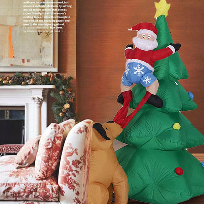 Christmas Inflatable Santa Snowman Christmas Tree Outdoor Decor