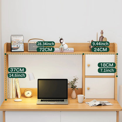 Wooden Computer Desk Home Office Writing Desk Study Table Workstation Cabinet UK