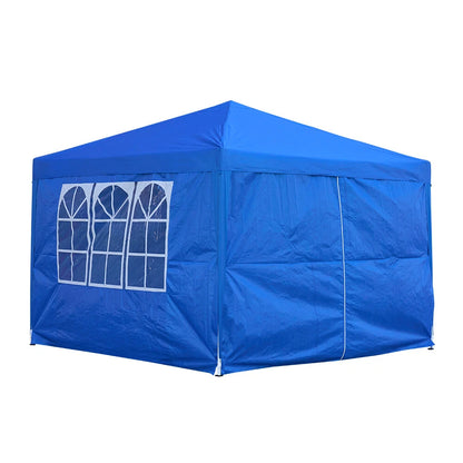 2.5x2.5m Pop Up Gazebo Marquee Outdoor Garden Party Tent Canopy with 4 Sides