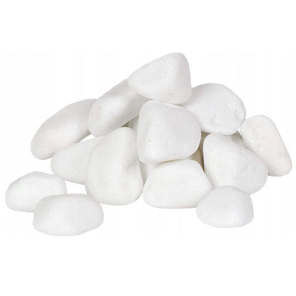 Decorative MARBLE EXTRA WHITE Stones / Pebbles HOME & GARDEN AQUARIUM 20-70 mm