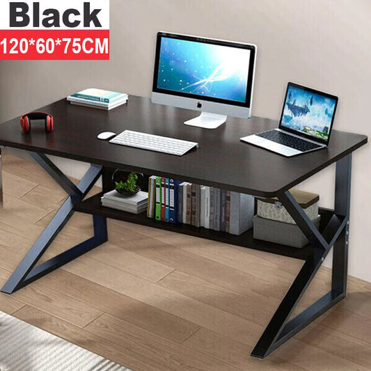 Computer Desk Laptop Pc Study Table Office Desk Home Furniture Workstation Shelf