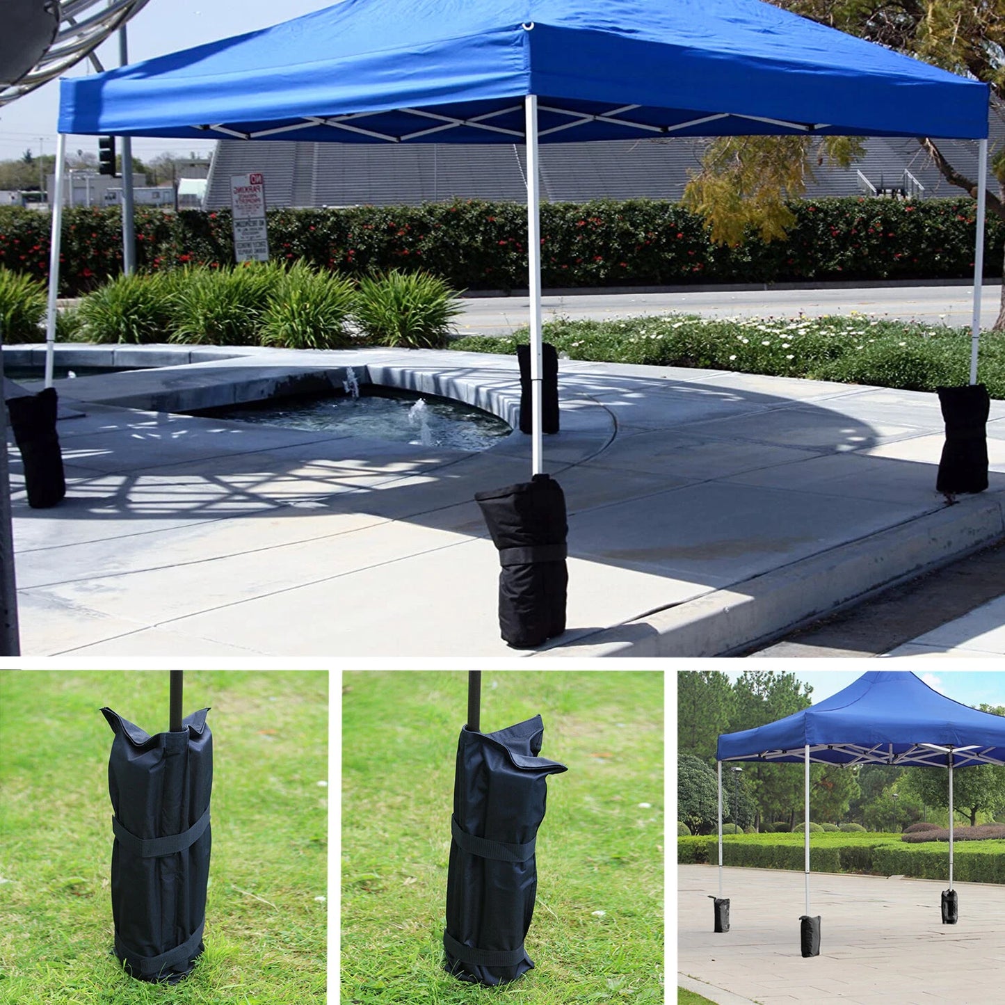 4PCS FOOT LEG POLE SANDBAG FOR GAZEBO