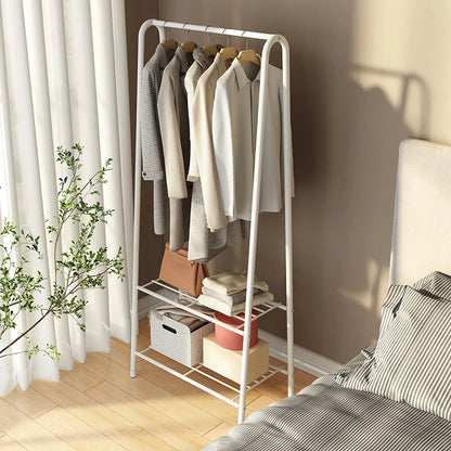 Metal Clothes Rail Hanging Rack Garment Display Stand Storage Shelf