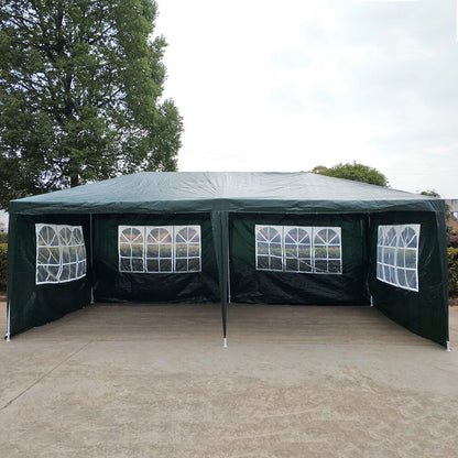 Gazebo Marquee Canopy Outdoor Patio Garden Wedding Party Tent | 4 side walls
