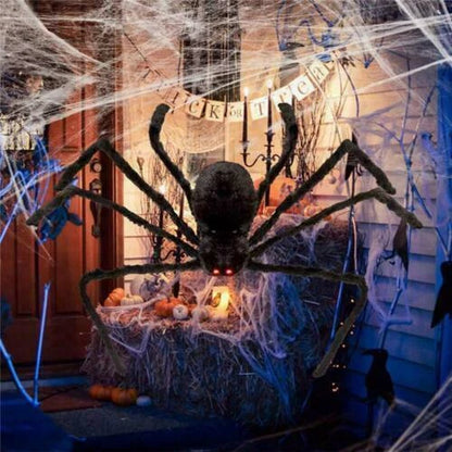 Large Halloween Big Giant Spider Indoor Outdoor Decoration Haunted House Prop