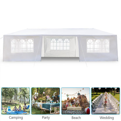 3x9m Outdoor Garden Gazebo Wedding Party Tent Canopy Marquee