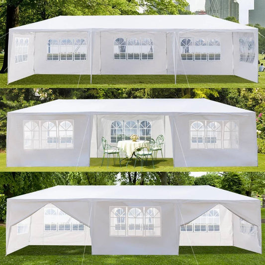 3x9m Outdoor Garden Gazebo Wedding Party Tent Canopy Marquee