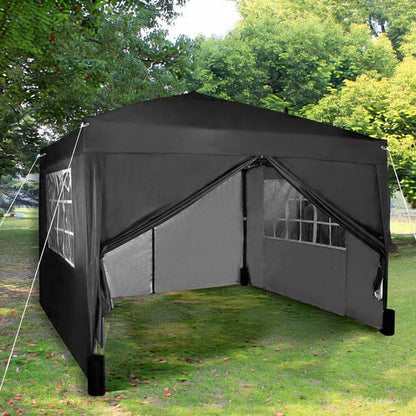 3x3m Pop up Heavy Duty Gazebo With Sides And Weight bags