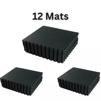 Yoga Tiles Mat Gym Thick Flooring Interlocking Floor Mats Soft Foam 60x60cm
