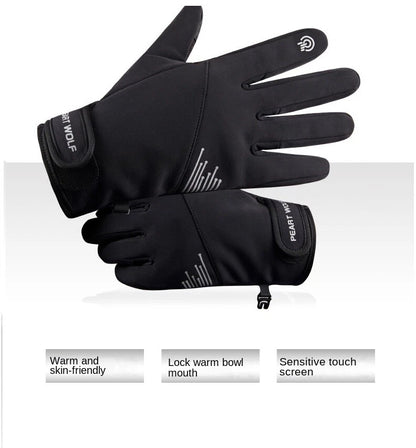Winter Warm Gloves Thermal Touch Screen Thermal Waterproof Gloves For Cycling