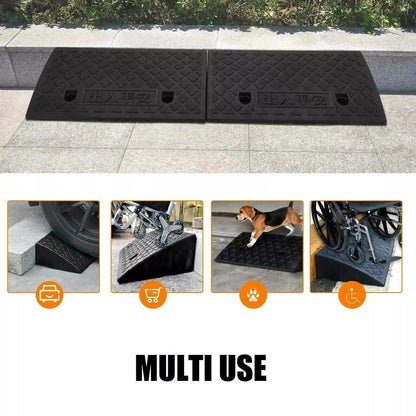2pcs 50cm Heavy Duty Kerb Door Ramps Wheelchair Mobility Scooter Access Ramp