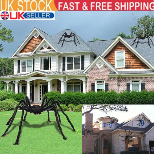 Large Halloween Big Giant Spider Indoor Outdoor Decoration Haunted House Prop
