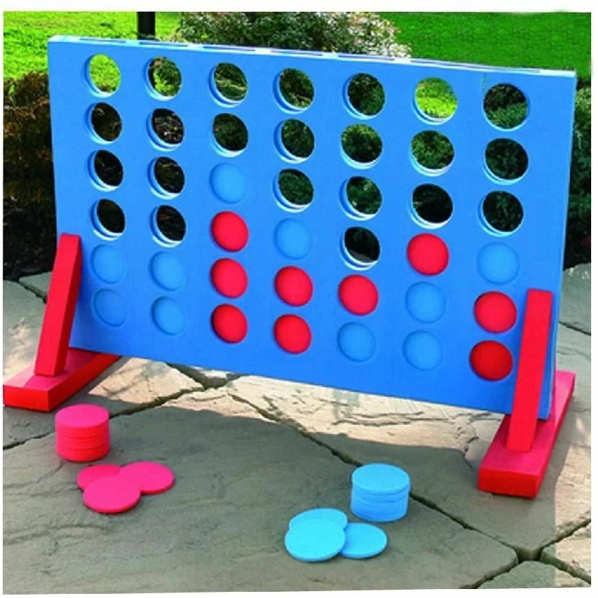 Large Giant 4 In A Row Garden Connect 4 Four Game Kids Outdoor Family Set
