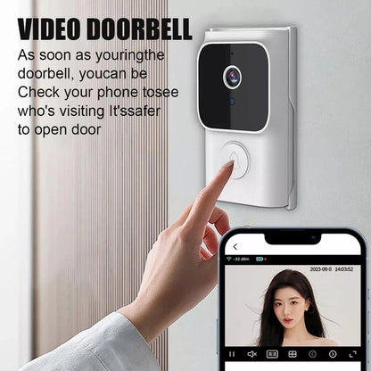 Wireless Smart Video Doorbell Wibell Security Intercom HD Video Camera Door Bell