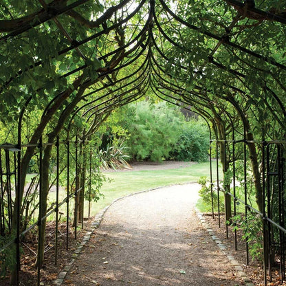 TRADITIONAL GARDEN ARCH HEAVY DUTY METAL ARCHWAY 2.5M