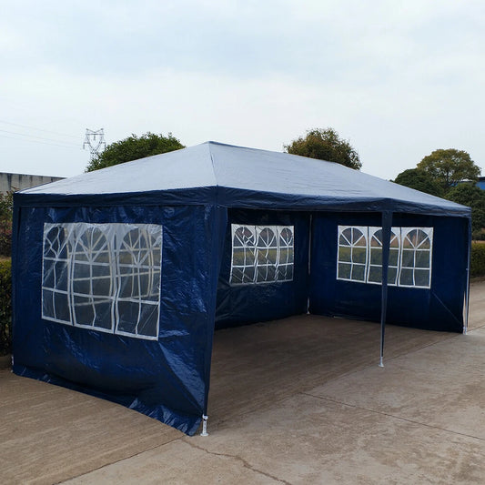 Gazebo Marquee Canopy Outdoor Patio Garden Wedding Party Tent | 4 side walls