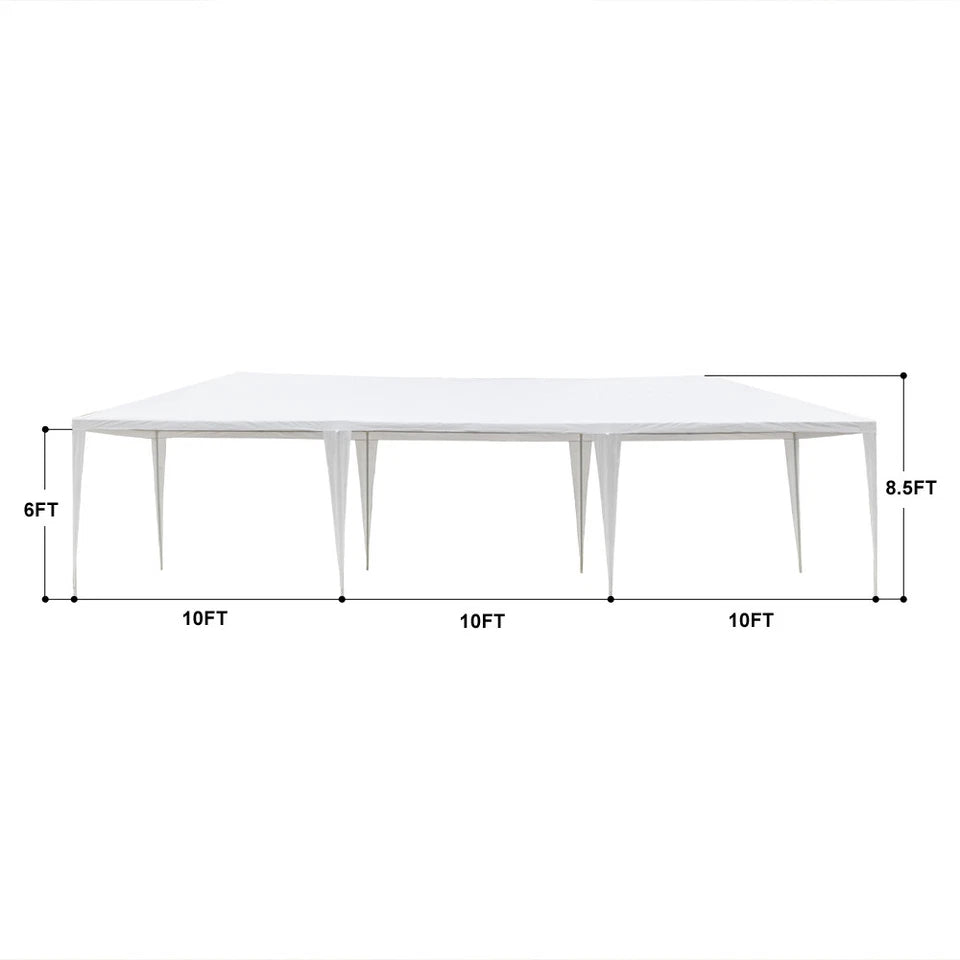 3x9m Outdoor Garden Gazebo Wedding Party Tent Canopy Marquee