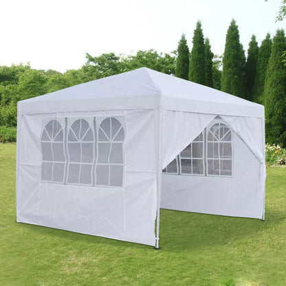 2.5x2.5m Pop Up Gazebo Marquee Outdoor Garden Party Tent Canopy with 4 Sides