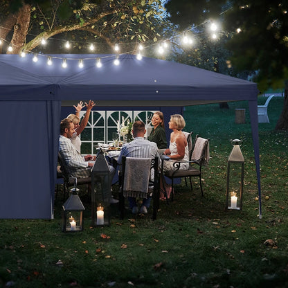 3x6M Pop Up Gazebo Outdoor Patio Party Event Heavy Duty Canopy w/ 6 WallSides UK