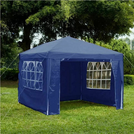 3x3m Gazebo With Sides Garden Marquee PE Awning Beach Tent