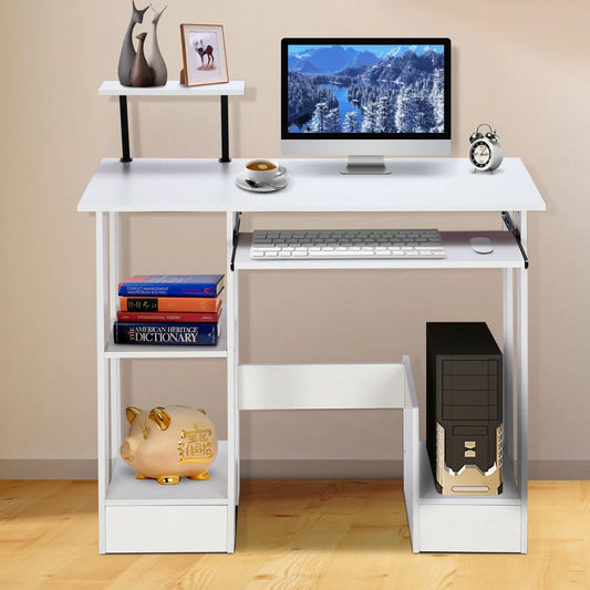 Computer Desk Laptop Pc Study Table Home Office Desk Furniture Shelf Workstation