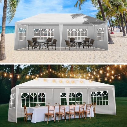 3x6M Gazebo Marquee Party Tent With Sides Waterproof Garden Patio Outdoor Canopy