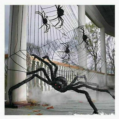 Large Halloween Big Giant Spider Indoor Outdoor Decoration Haunted House Prop