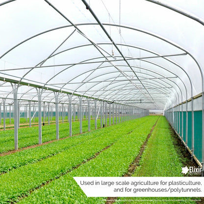 2m x 5m 500g Clear Polythene Plastic Green house Sheeting Heavy Duty Building