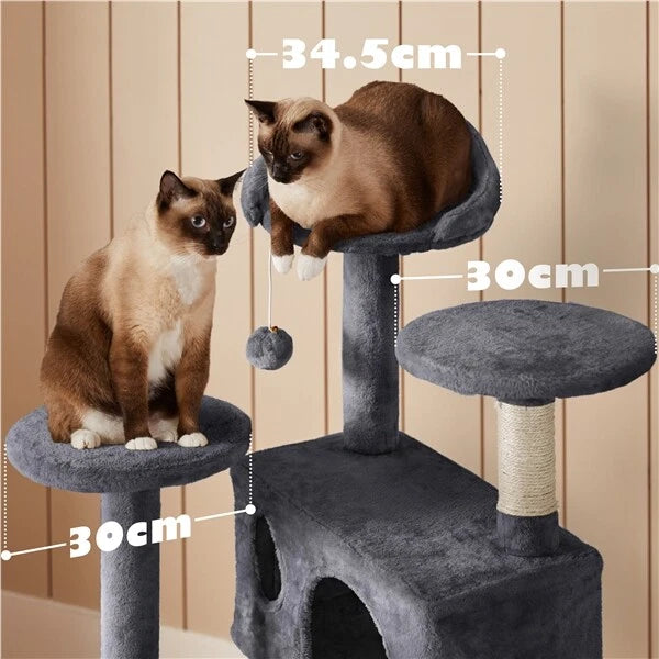 Cat Tree Cat Tower Cat Condo with Scratching Posts & Ladder for Cats Kittens