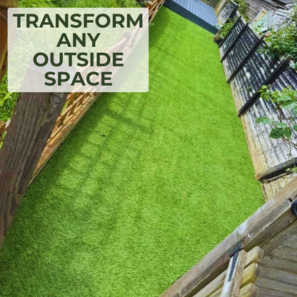 30mm Realistic Artificial Grass Natural Look Lawn Turf