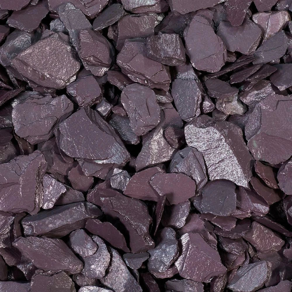20kg Bag Blue 40mm Decorative Slate Chipping Aggregate Garden Driveway Landscape