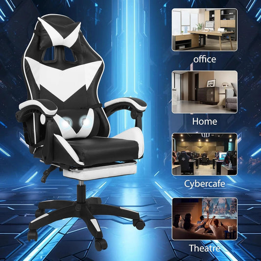 Ergonomic Gaming Chair Executive Office Computer Recliner Swivel Massage Chair