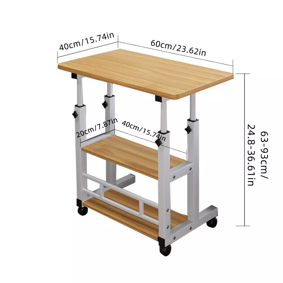 3 Tier Adjustable Laptop Computer Desk