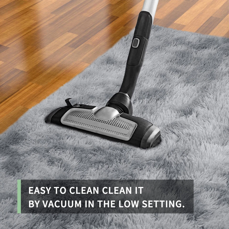 Fluffy Rugs Large Shaggy Rug Bedroom Living Room Anti Slip Soft Carpet